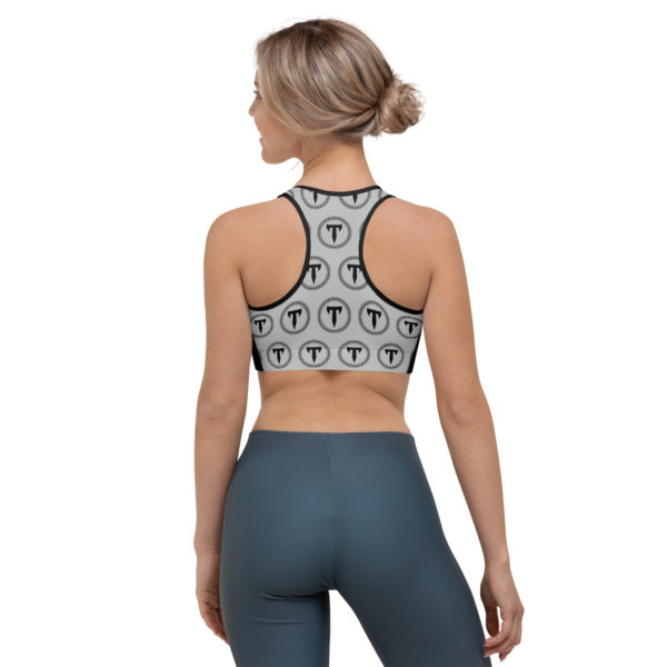 Women's Blackout/Marble Kelly Sully Performance Sports Bra