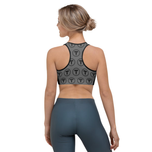 Women's Blackout/Iron Kelly Sully Performance Sports Bra