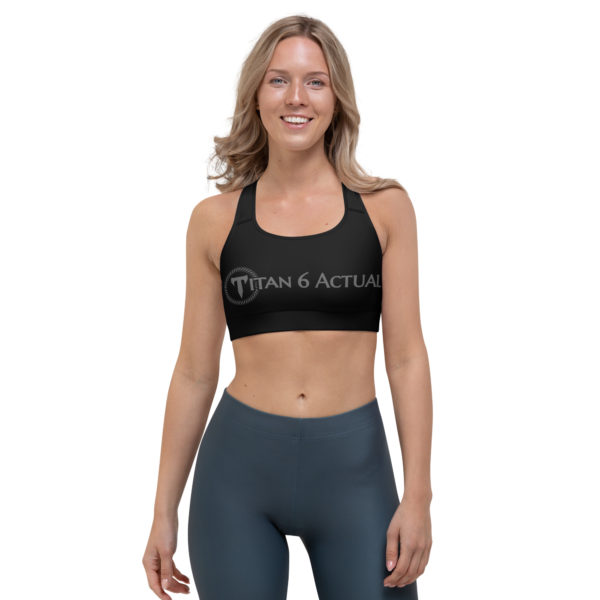 Women's Blackout/Iron Kelly Sully Performance Sports Bra