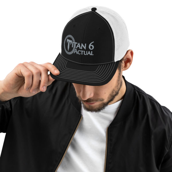 Stacked Titan Logo Richardson 112 Snapback Trucker Cap