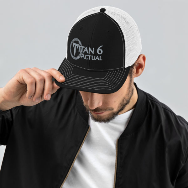 Stacked Titan Logo Richardson 112 Snapback Trucker Cap