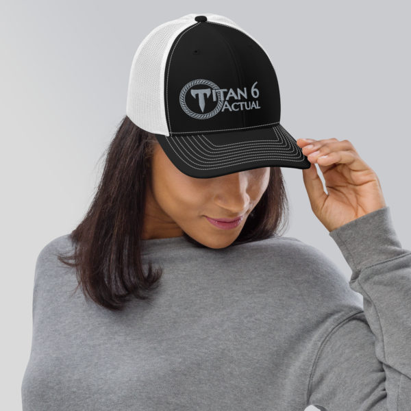 Stacked Titan Logo Richardson 112 Snapback Trucker Cap