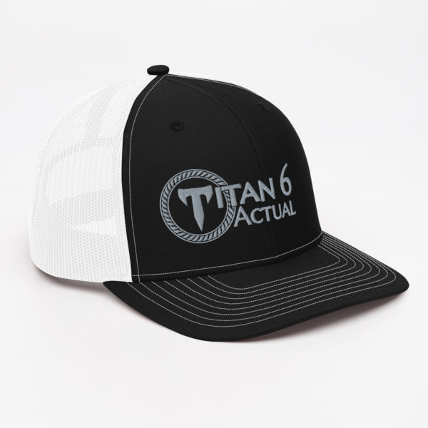 Stacked Titan Logo Richardson 112 Snapback Trucker Cap