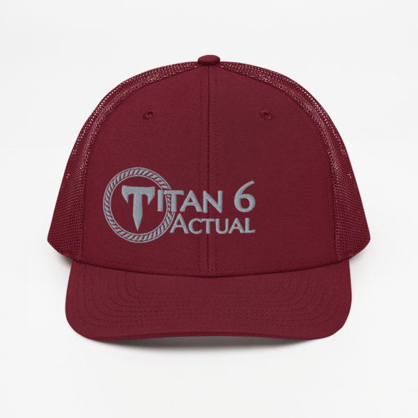 Stacked Titan Logo Richardson 112 Snapback Trucker Cap