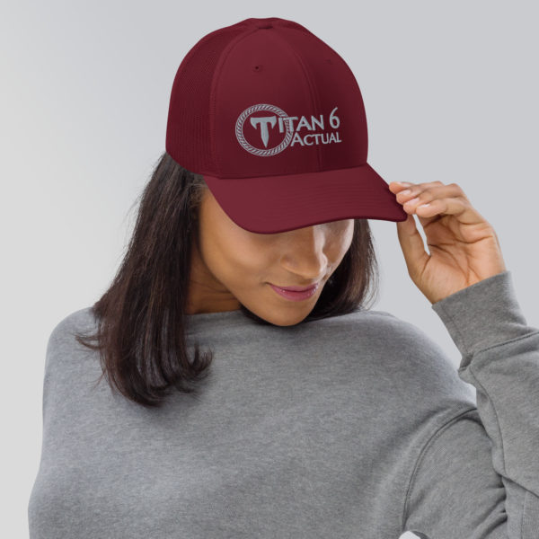 Stacked Titan Logo Richardson 112 Snapback Trucker Cap