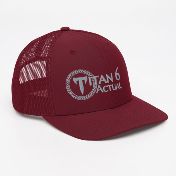 Stacked Titan Logo Richardson 112 Snapback Trucker Cap