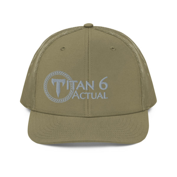 Stacked Titan Logo Richardson 112 Snapback Trucker Cap