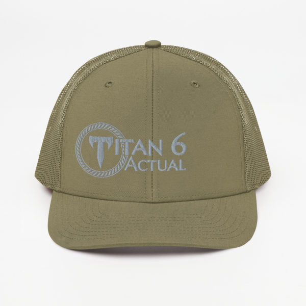 Stacked Titan Logo Richardson 112 Snapback Trucker Cap