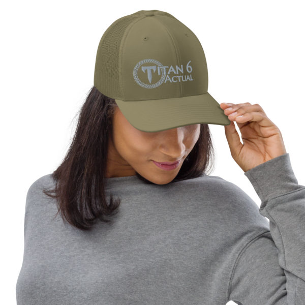 Stacked Titan Logo Richardson 112 Snapback Trucker Cap