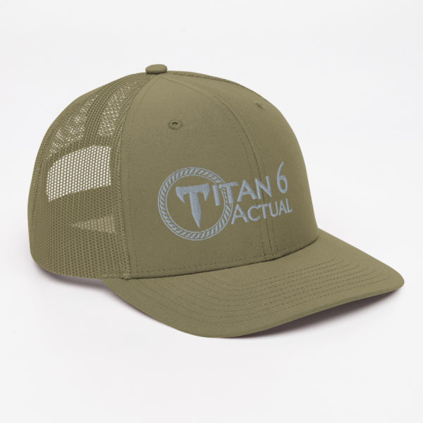 Stacked Titan Logo Richardson 112 Snapback Trucker Cap