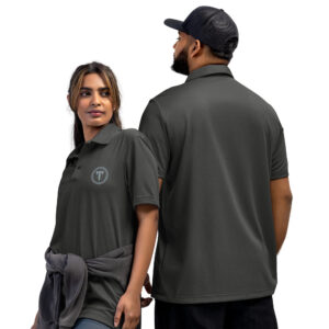 Titan 6 Staff: Adidas Titan's Shield space-dyed polo (Iron)