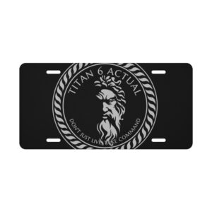 Zeus Logo - Vanity license plate