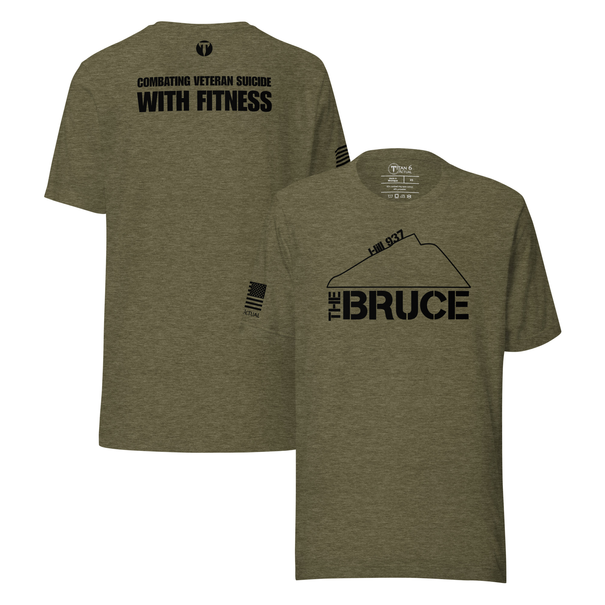 Titan 6 X The Bruce WOD Intrepid Fundraiser T-Shirt